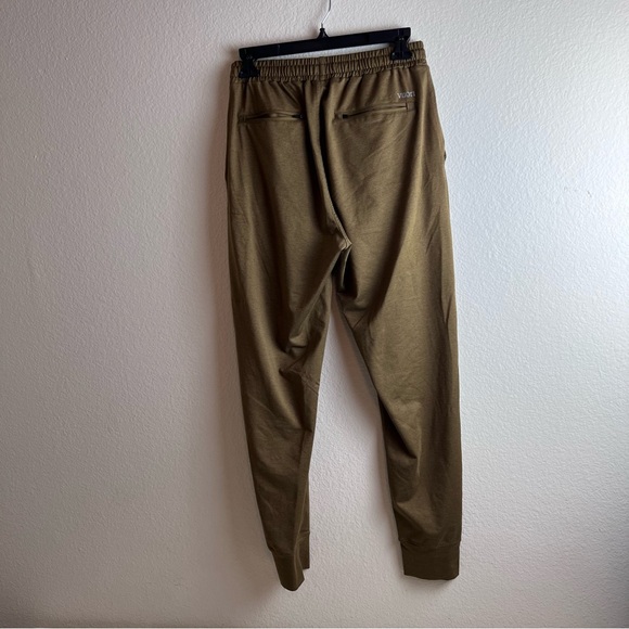 Like New Vuori Men’s Athletic Joggers Tan / Orange Size Small - Picture 3 of 5